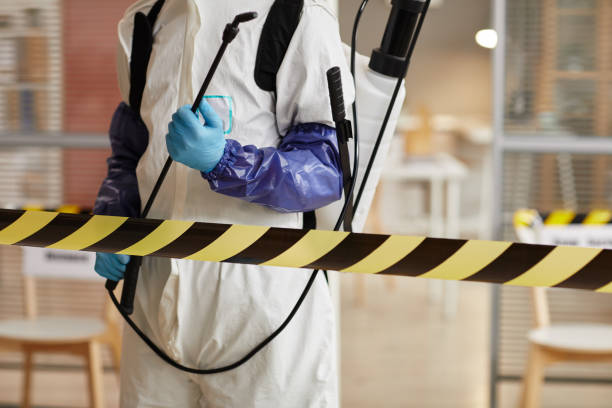 Professional Blood Cleanup technician working in Sedalia, MO